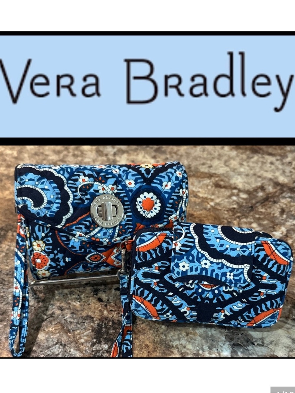 Vera Bradley Wallet Wristlet Set